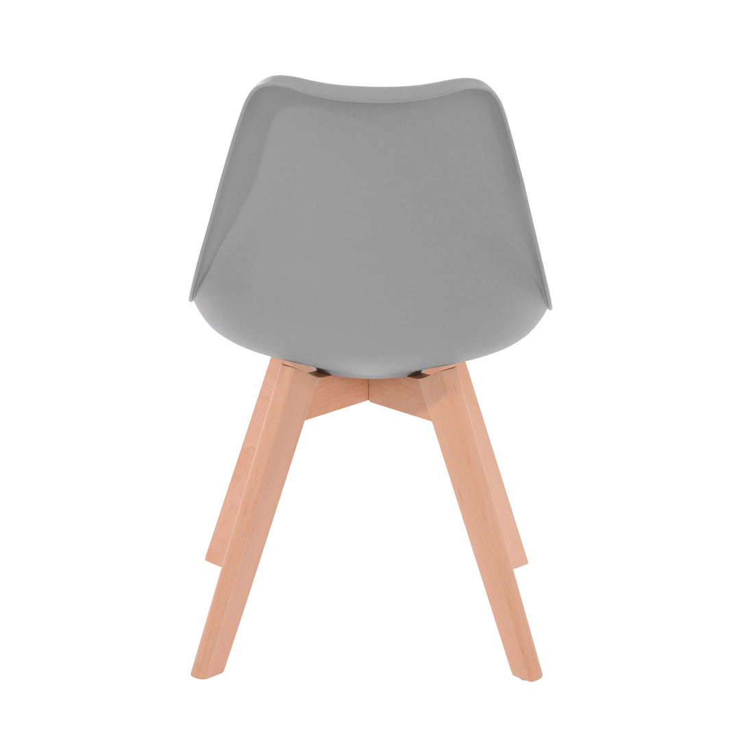 HomyCasa Set of 4 Ergonomic Backrest Upholstered Dining Chair FRANKFURT - HomyCasa