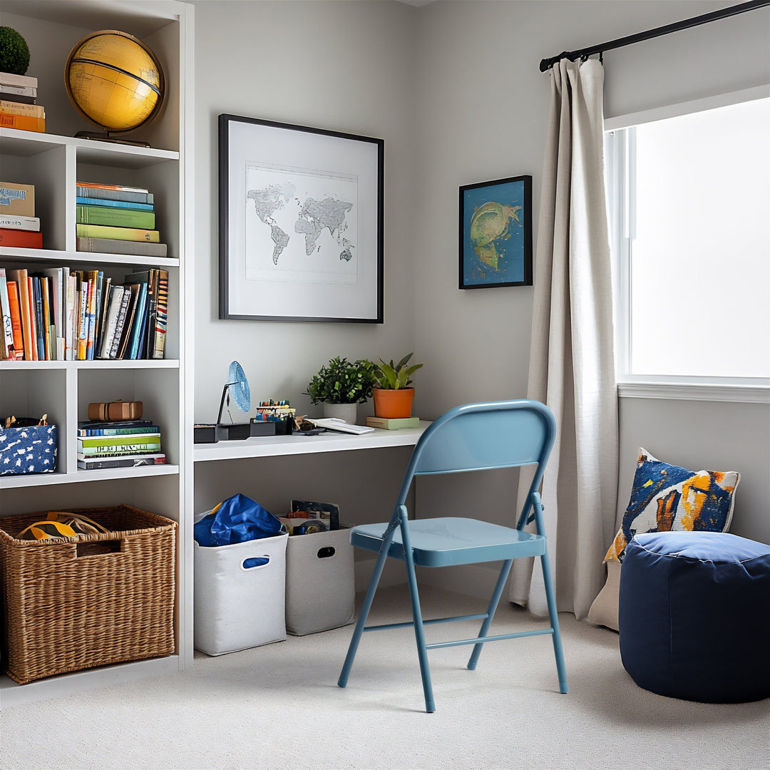 Frieda Stylish metal Foldable Chairs , Perfect For Dining & Events-HOMY CASA