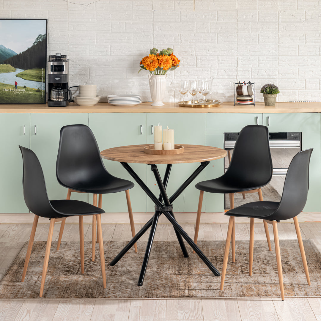Fontana Round Dining Table, Modern Design for Small Spaces