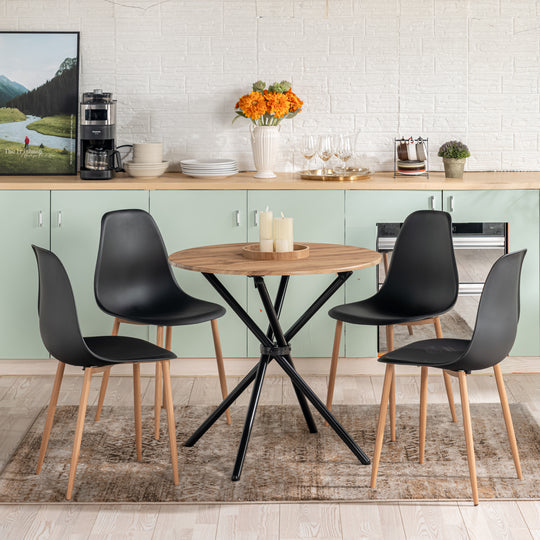 Fontana Round Dining Table, Modern Design for Small Spaces