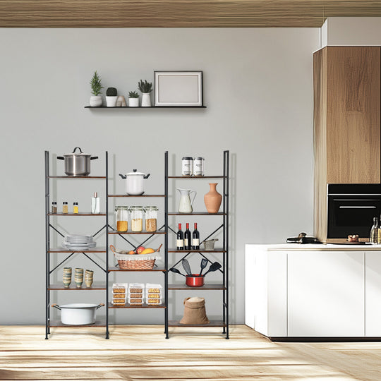 multi-purpose storage shelf – 4-tier freestanding rack for home or office