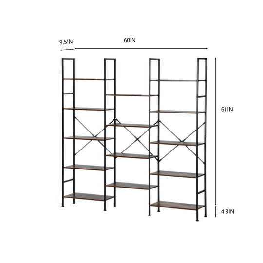 multi-purpose storage shelf – 4-tier freestanding rack for home or office