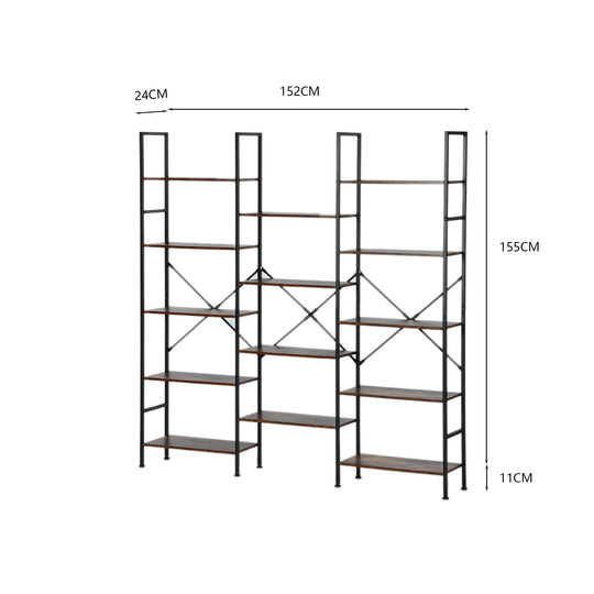 multi-purpose storage shelf – 4-tier freestanding rack for home or office