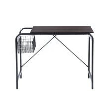 Load image into Gallery viewer, 31.5 in. Black Home Office Desk with Wire Storage - Homy Casa
