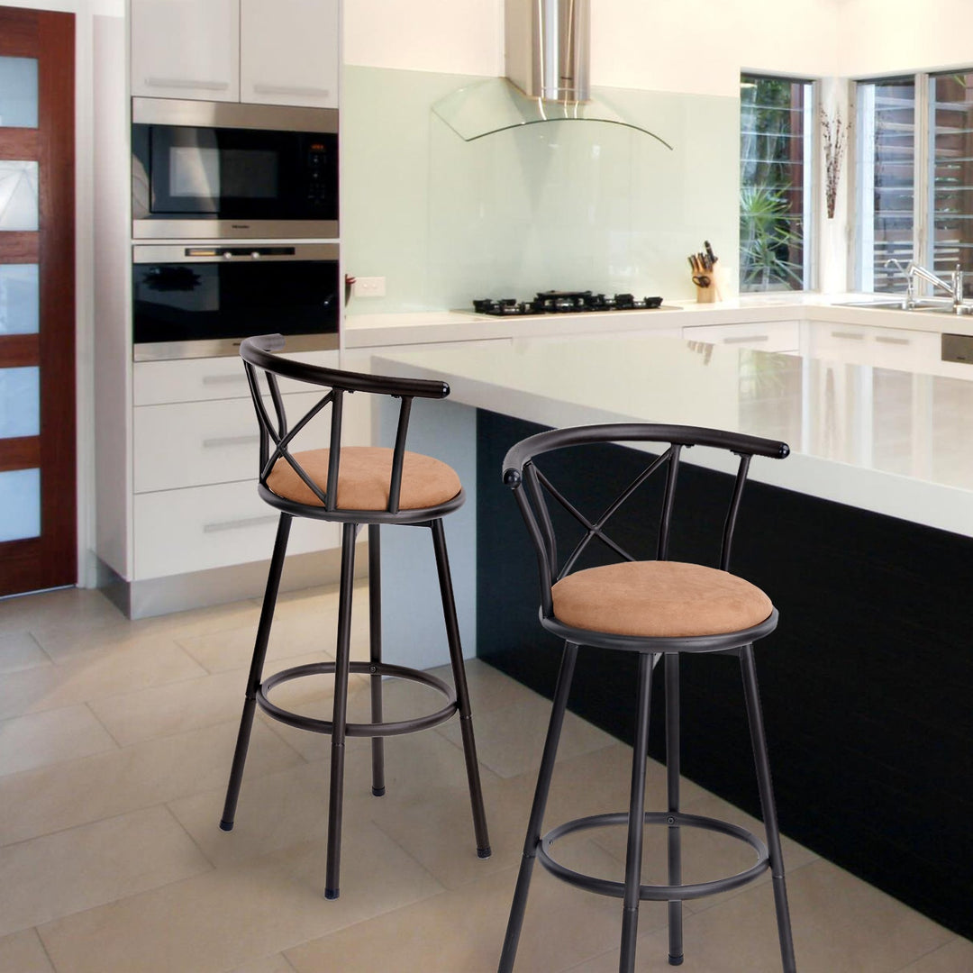 HAILEY 29 IN Industrial Modern Barstools(Set of 2)-HomyCasa - HomyCasa