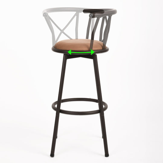 HAILEY 29 IN Industrial Modern Barstools(Set of 2)-HomyCasa - HomyCasa