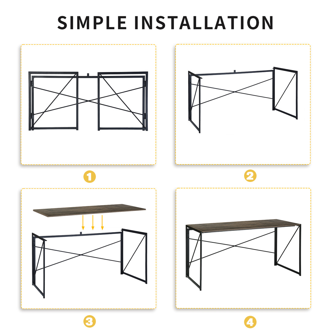 Harper Tool-Free Foldable Desk