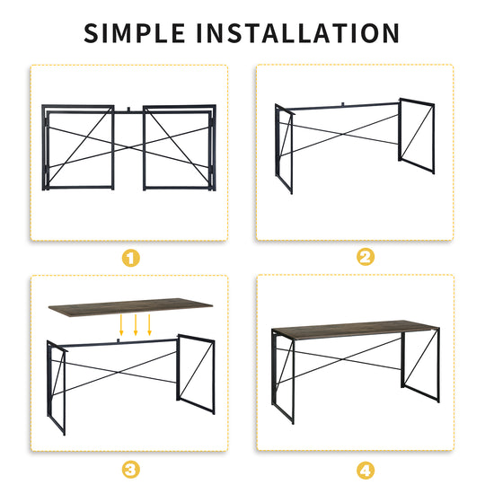 Harper Tool-Free Foldable Desk