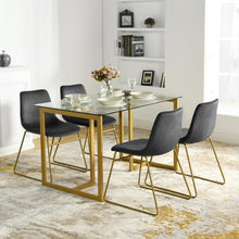 Load image into Gallery viewer, Modern &amp; Comfortable Velvet Dining Chairs（Set of 2）- Homy Casa
