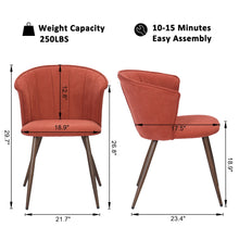 Load image into Gallery viewer, Upholstered Dining Chair Side Chair (Set of 2) - Homy Casa
