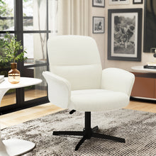 Load image into Gallery viewer, Adjustable Height Swivel Office Chair with Arms in Beige - Homy Casa

