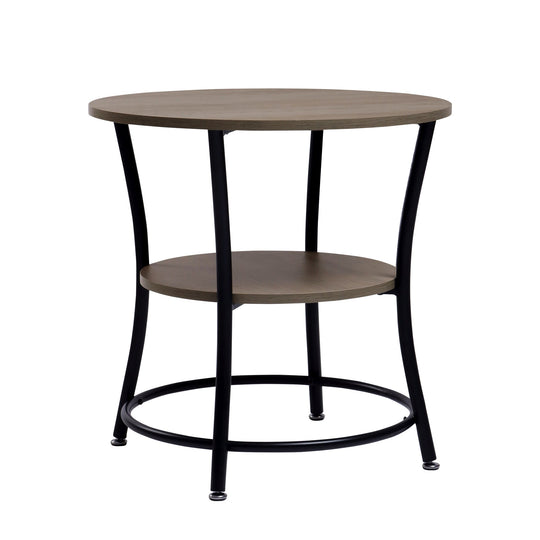 round end table, compact side table for living rooms or bedrooms