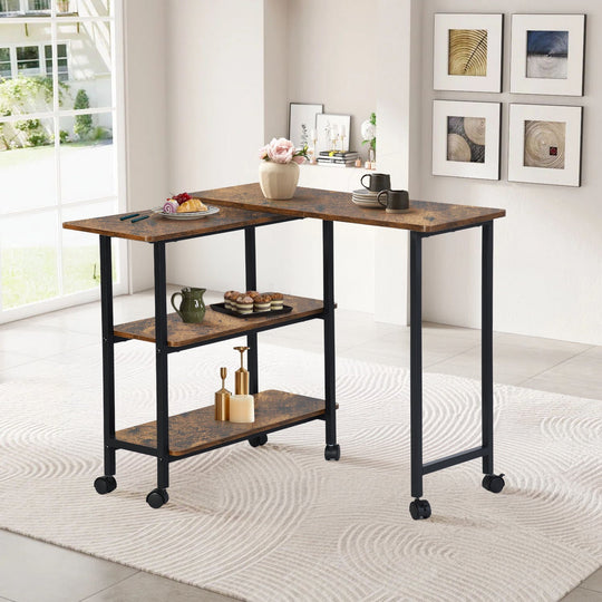 rolling storage cart, multi-purpose organizer for home, kitchen, or office