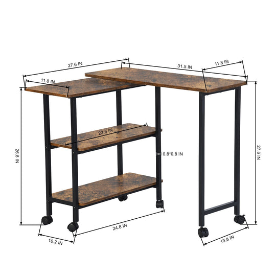 rolling storage cart, multi-purpose organizer for home, kitchen, or office