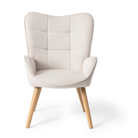Kanas Stylish Modern Wingback Chair-HOMY CASA