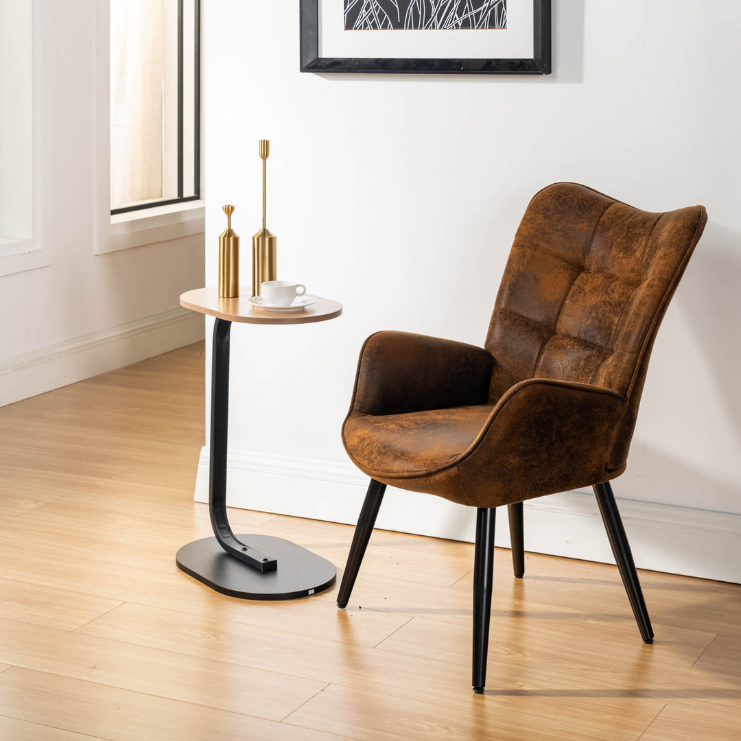 Kanas Stylish Modern Wingback Chair-HOMY CASA
