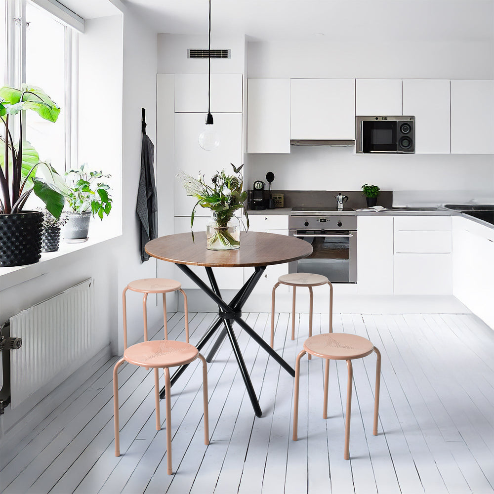 Lemoneiffel Modern Metal Stackable Stool-HOMY CASA
