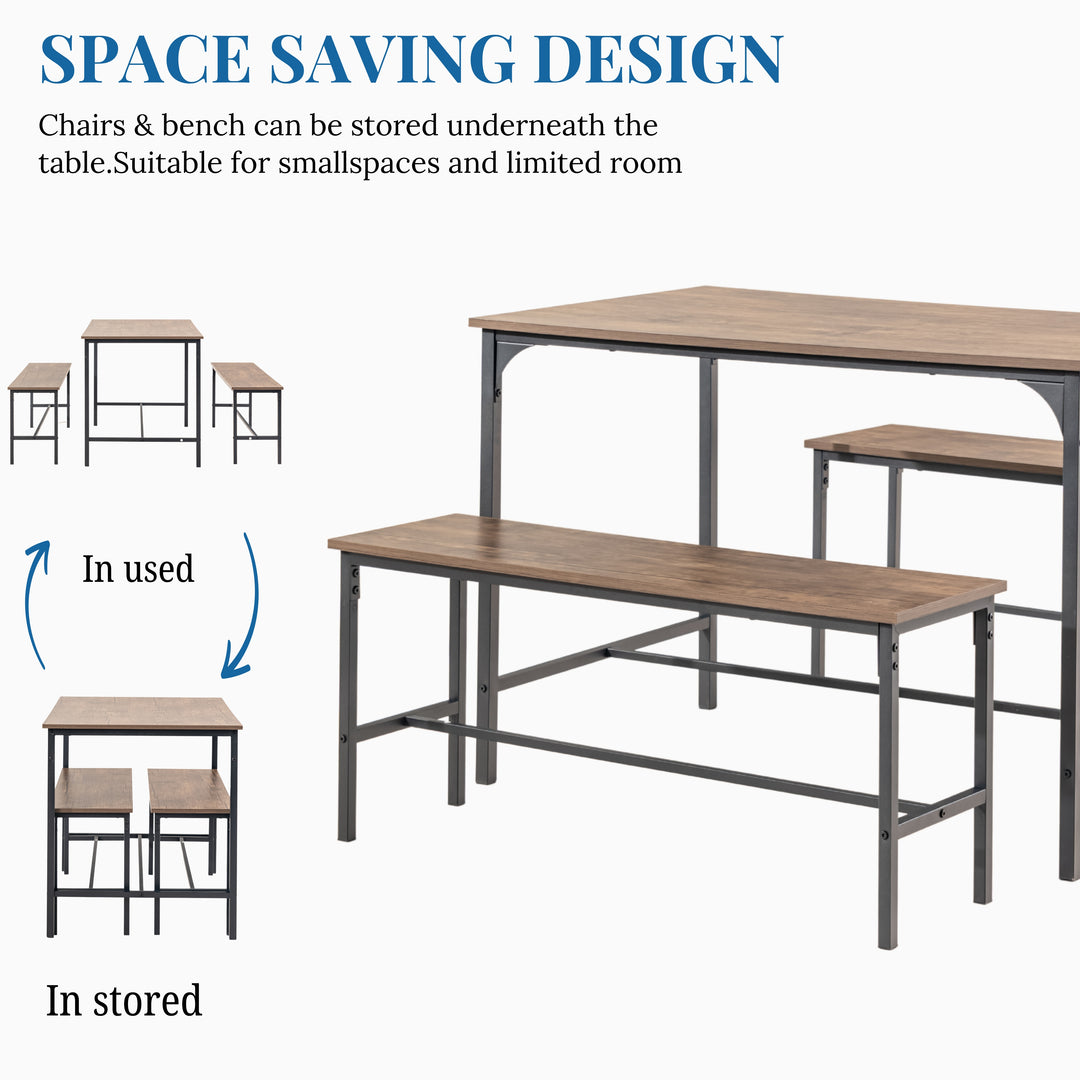 Lomaner Small Space Kitchen Dining Table Set