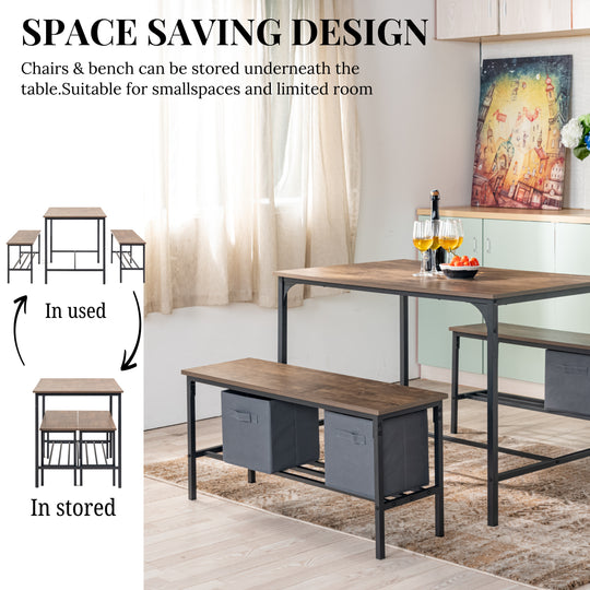 Lomaner Small Space Kitchen Dining Table Set
