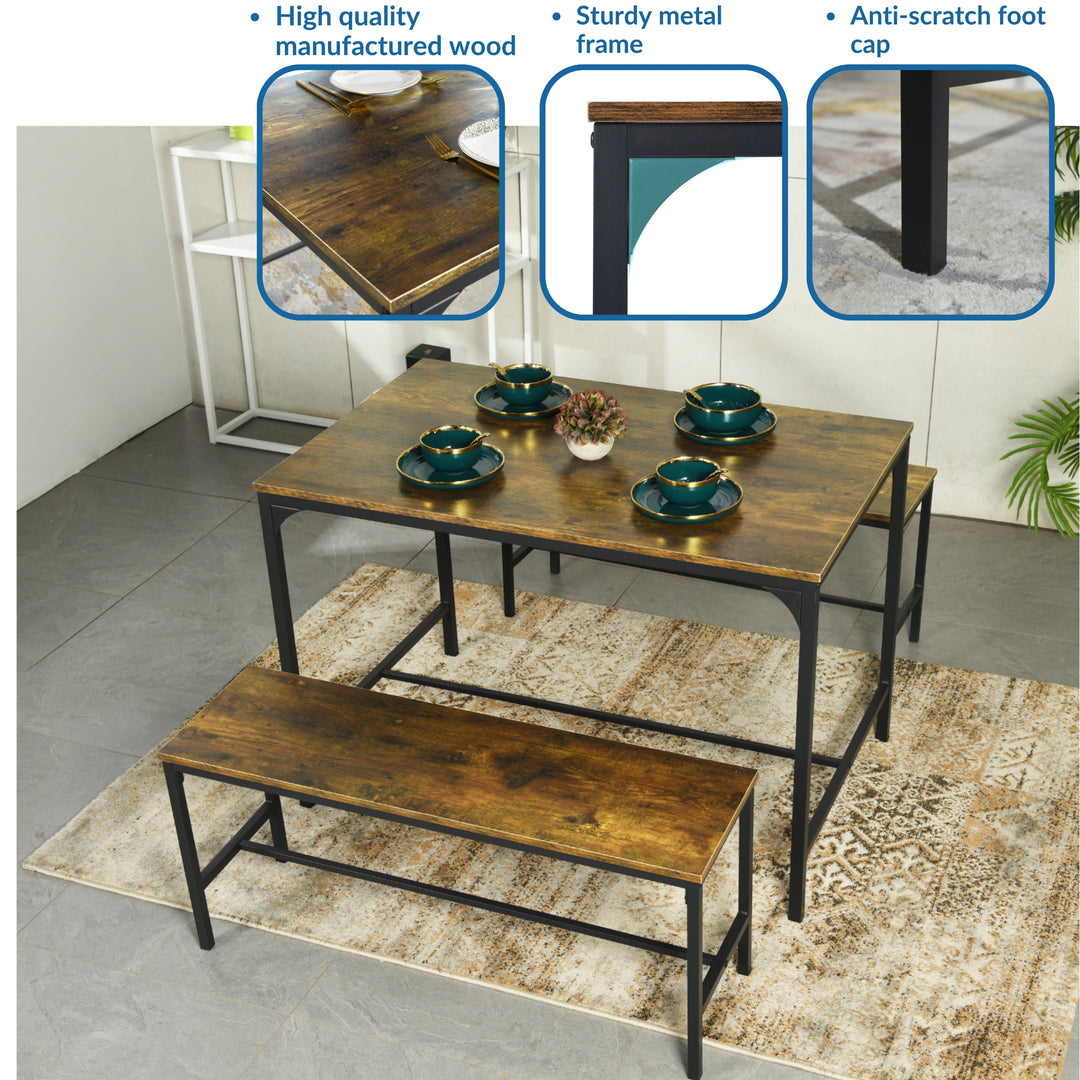 Lomaner Small Space Kitchen Dining Table Set