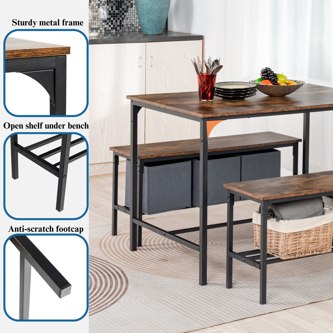 Lomaner Small Space Kitchen Dining Table Set
