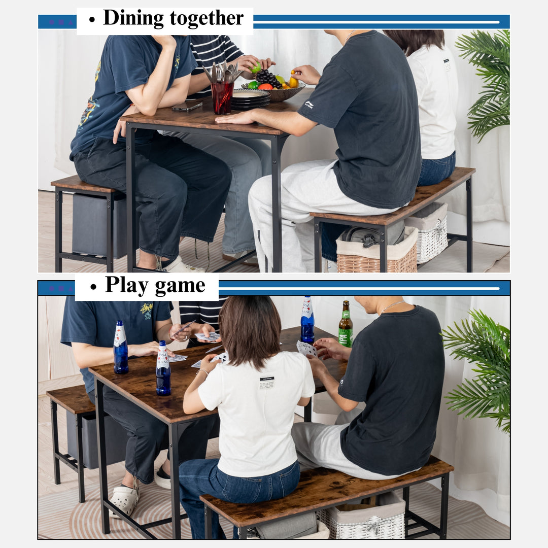 Lomaner Small Space Kitchen Dining Table Set