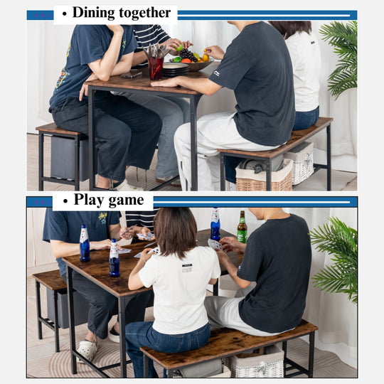 Lomaner Small Space Kitchen Dining Table Set