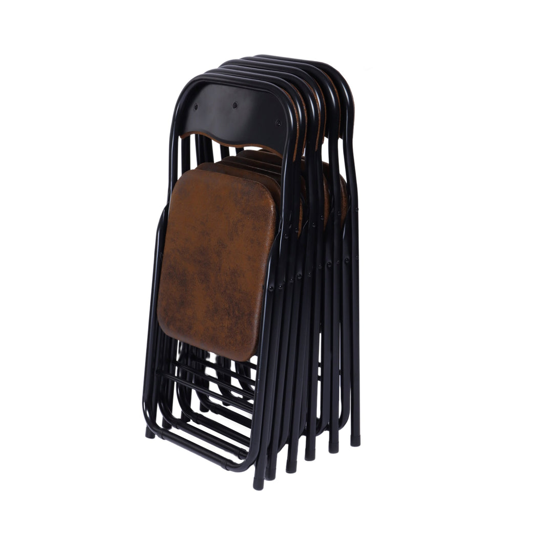 metal frame folding dining chair set-easy assembly-2pc 4pc or 6pc options-durable and space-saving design-ideal for indoor or outdoor use