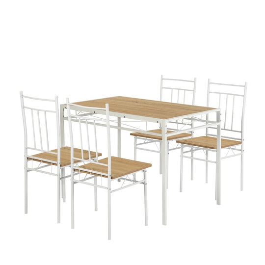 Marbury Wood Kitchen & Dining Table Set