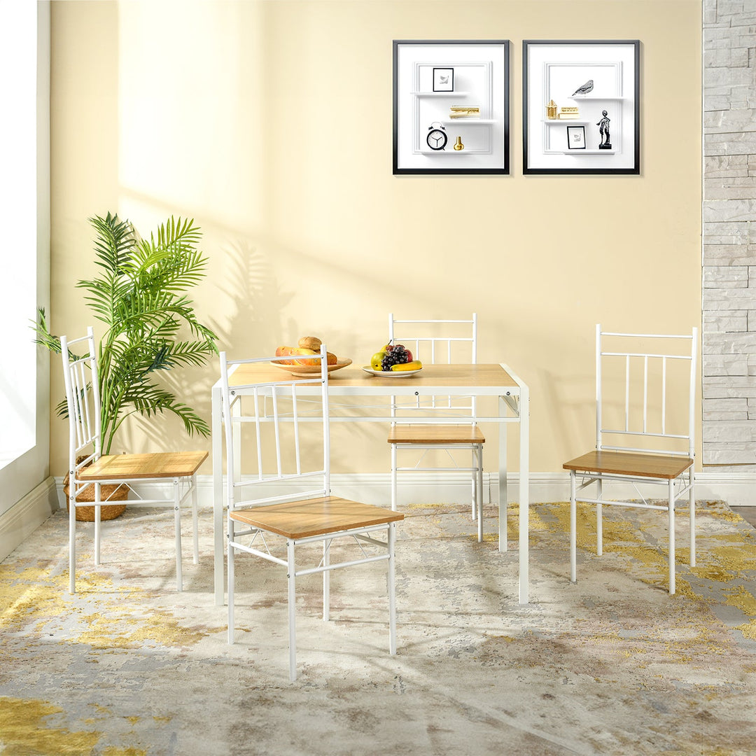 Marbury Wood Kitchen & Dining Table Set