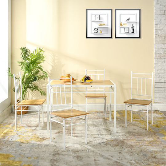 Marbury Wood Kitchen & Dining Table Set