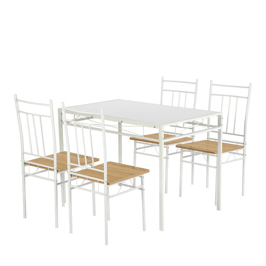 Marbury Wood Kitchen & Dining Table Set