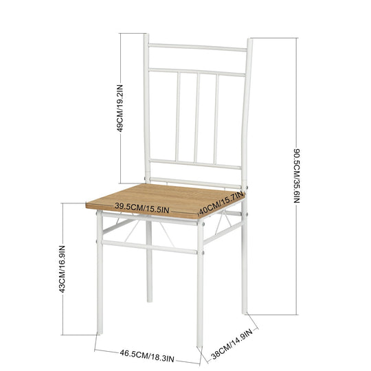 Marbury Wood Kitchen & Dining Table Set