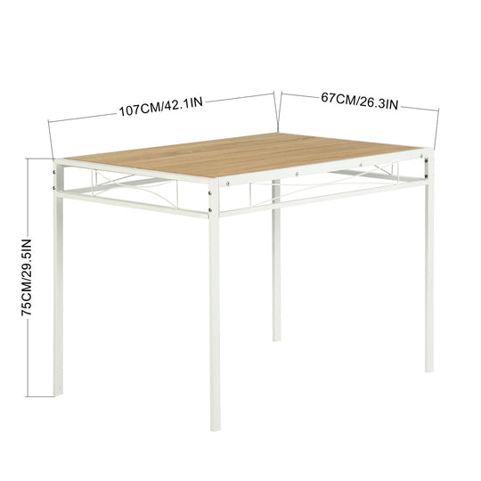 Marbury Wood Kitchen & Dining Table Set