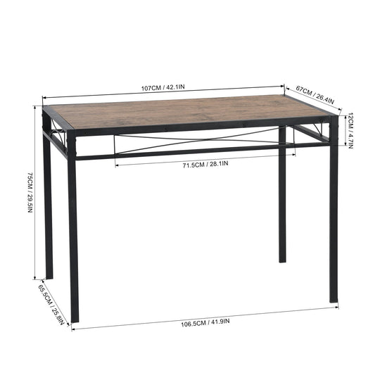 Marbury Wood Kitchen & Dining Table Set