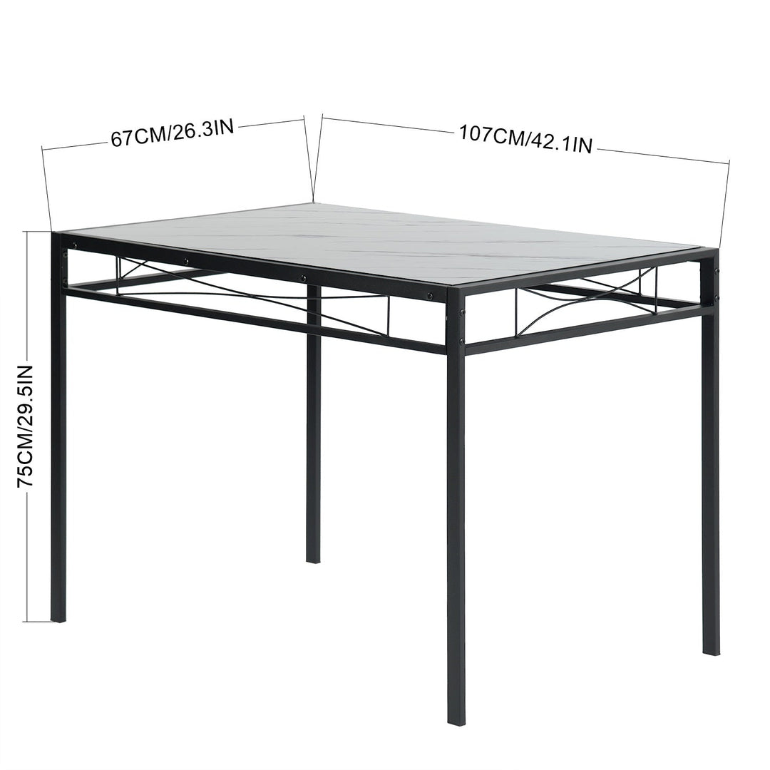 Marbury Wood Kitchen & Dining Table Set