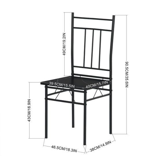 Marbury Wood Kitchen & Dining Table Set