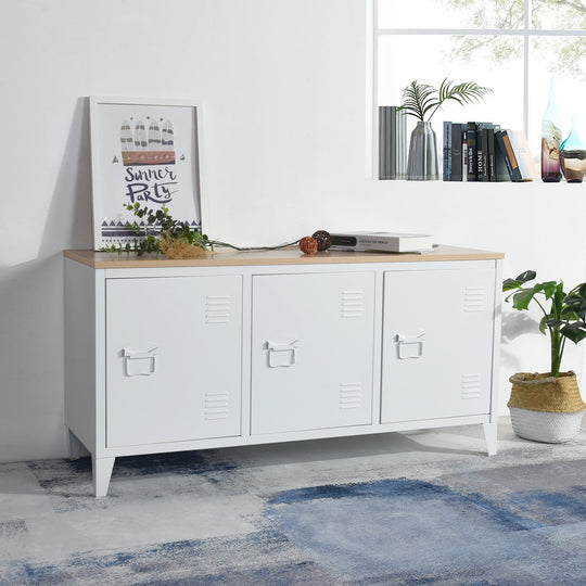 Matapouri Mdf Top 3 Door Storage Cabinets