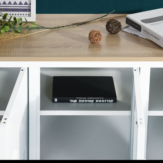 Matapouri Mdf Top 3 Door Storage Cabinets