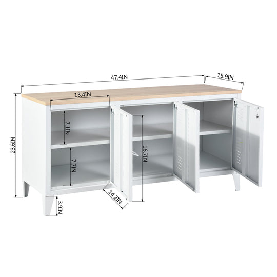 Matapouri Mdf Top 3 Door Storage Cabinets