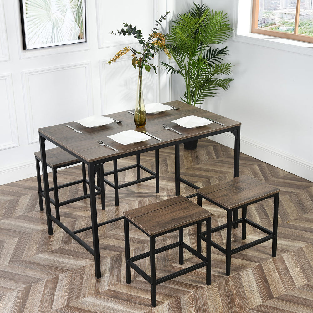 Moreman Wooden Kitchen & Dining Table Set