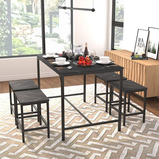 Moreman Wooden Kitchen & Dining Table Set