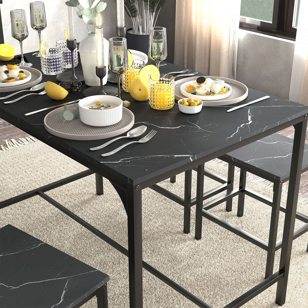 Moreman Wooden Kitchen & Dining Table Set