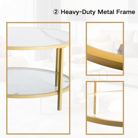 marble and glass coffee table | modern design | metal base | elegant and versatile | ideal for living room or office use