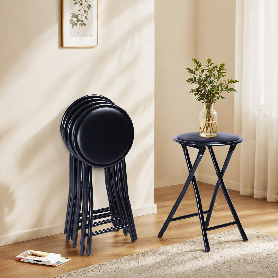 Newport Foldable PVC Stool Set