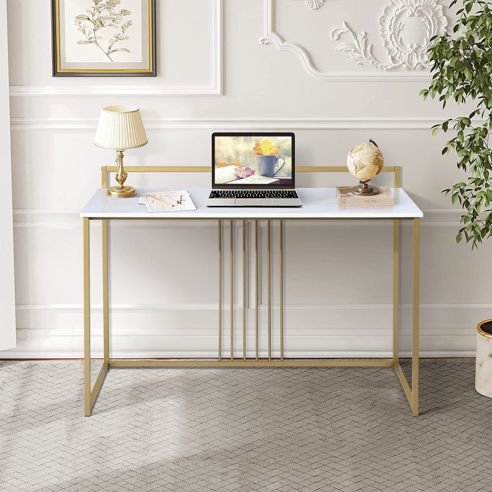 Olesia Faux Marble top Home office Working Desk