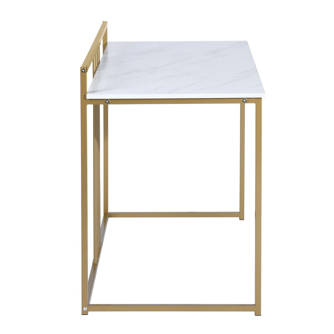 Olesia Faux Marble top Home office Working Desk