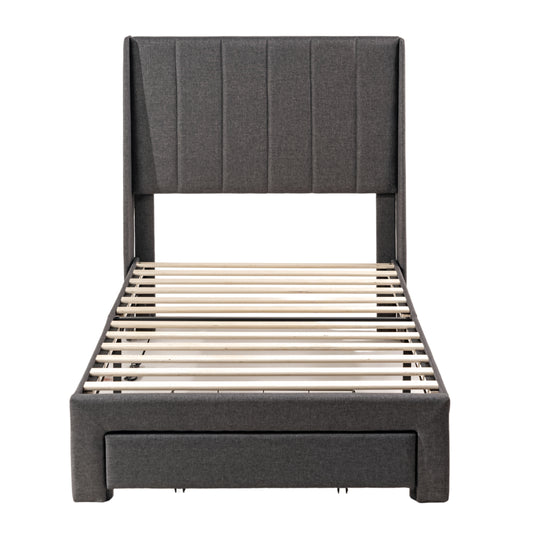 Summit Modern Upholstered Bed Frame