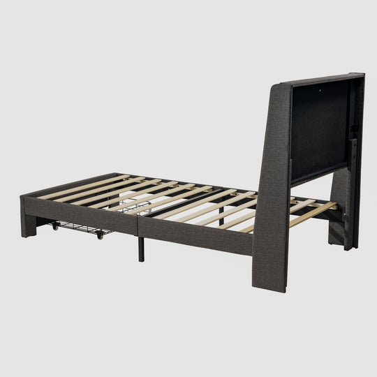 Summit Modern Upholstered Bed Frame