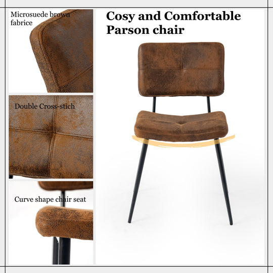 Pomona  Modern Fabric  Dining Chairs For Kitchen And Dining-HOMY CASA